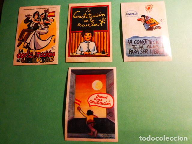 Pegatinas de colecci&oacute;n: CONSTITUCION 1978 4 PEGATINAS - Foto 1