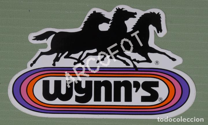 Pegatinas de colecci&oacute;n: Antigua PEGATINA - WYNN'S - La de las fotos