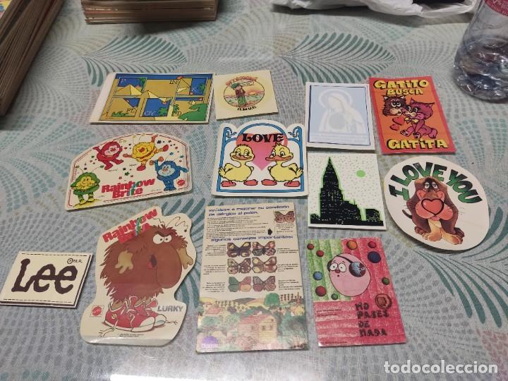 Pegatinas de colecci&oacute;n: LOTE DE DOCE PEGATINAS VARIADAS MIREN FOTOS