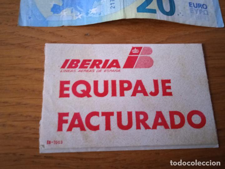 Pegatinas de colecci&oacute;n: Iberia. Pegatina de equipaje facturado