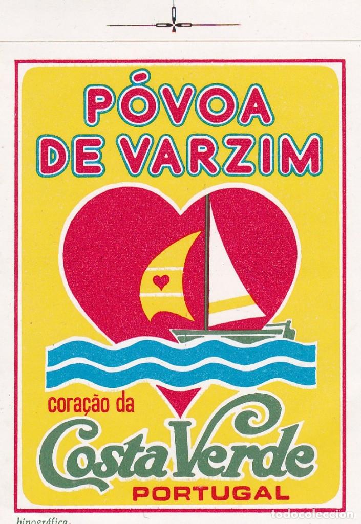 Sammlung von Aufklebern: PEGATINA POVOA DE VARZIM. CORAZON DE LA COSTA VERDE. PORTUGAL