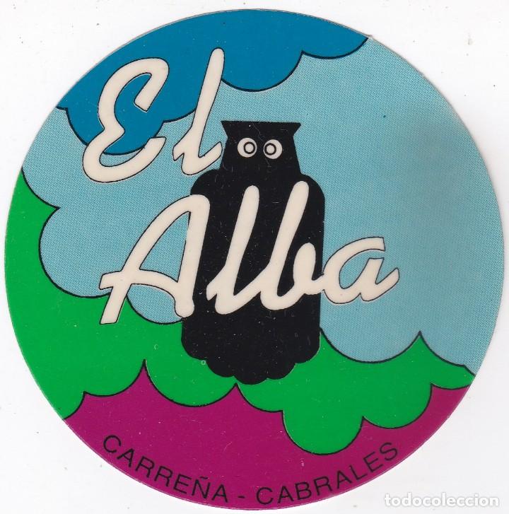 Sammlung von Aufklebern: PEGATINA EL ALBA. CARRE&Ntilde;A. CABRALES (ASTURIAS)