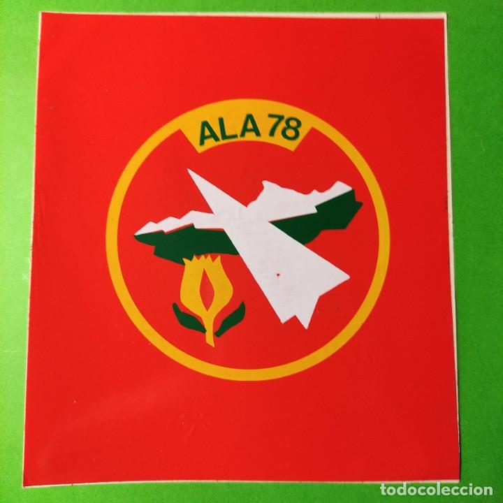 Pegatinas de colecci&oacute;n: PEGATINA . ALA 78 . EJERCITO DEL AIRE . 15X13 . PLASTICA