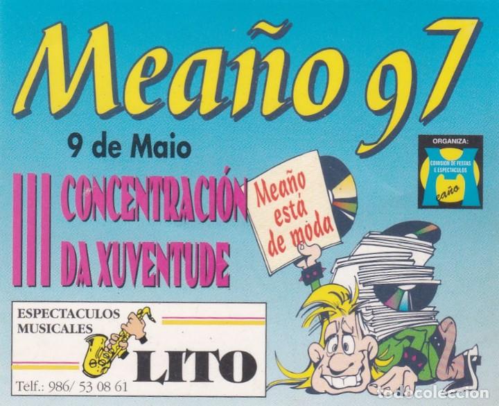 Sammlung von Aufklebern: PEGATINA MEA&Ntilde;O 97. III CONCENTRACION DA XUVENTUDE (PONTEVEDRA)