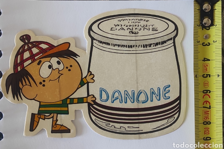 Pegatinas de colecci&oacute;n: Danone pegatina a&ntilde;os 80 - Foto 1