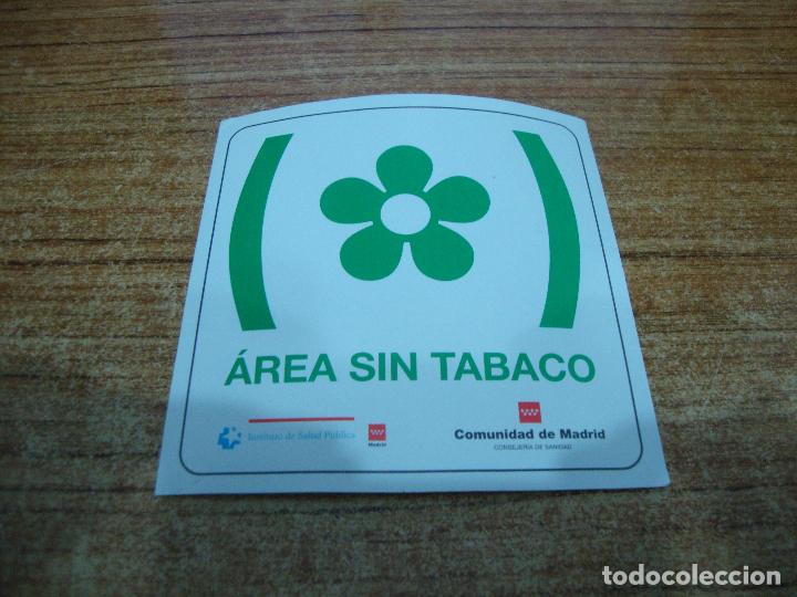 Sammlung von Aufklebern: PEGATINA AREA SIN TABACO COMUNIDAD DE MADRID