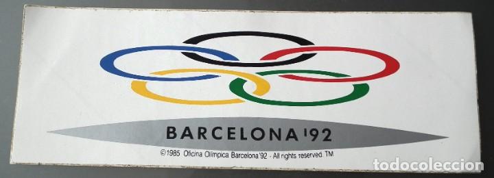 Pegatinas de colecci&oacute;n: PEGATINA DE LAS OLIMPIADAS DE BARCELONA 92 (OLYMPIC GAMES)
