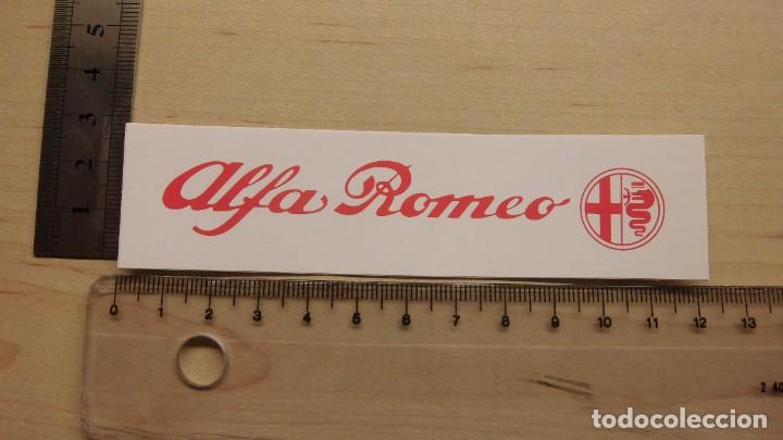 Autocolantes de cole&ccedil;&atilde;o: pegatinas coche Alfa Romeo