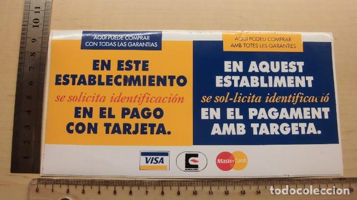 Autocolantes de cole&ccedil;&atilde;o: Pegatina VISA,Mastercard