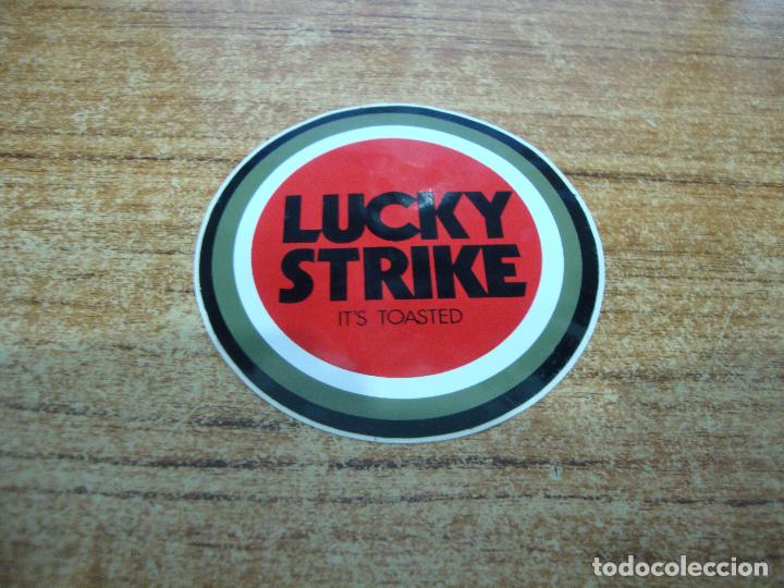 Pegatinas de colecci&oacute;n: PEGATINA LUCKY STRIKE - Foto 1