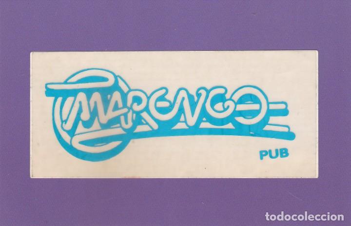 Pegatinas de colecci&oacute;n: PEGATINA PUB MARENGO (LA CORU&Ntilde;A) - Foto 1