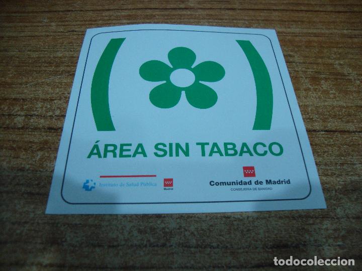 Sammlung von Aufklebern: PEGATINA AREA SIN TABACO