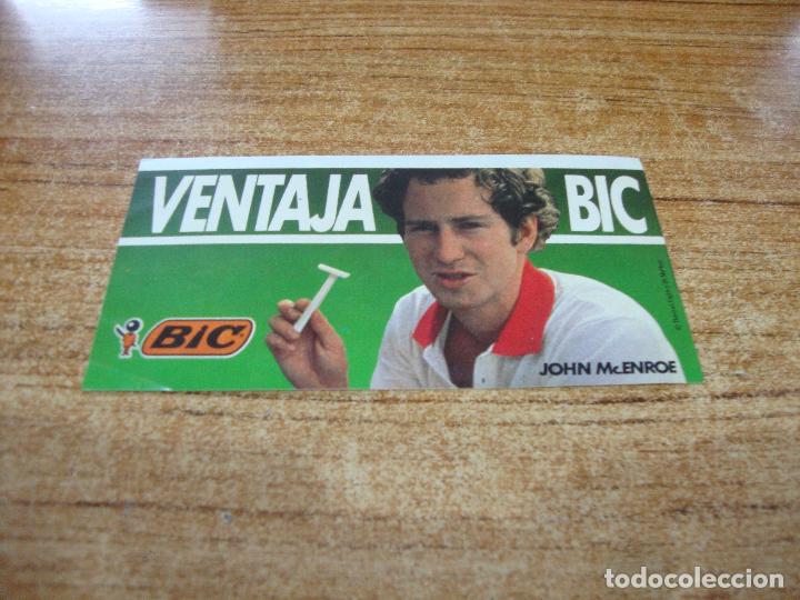PEGATINA VENTAJAS BIC JOHN McENROE