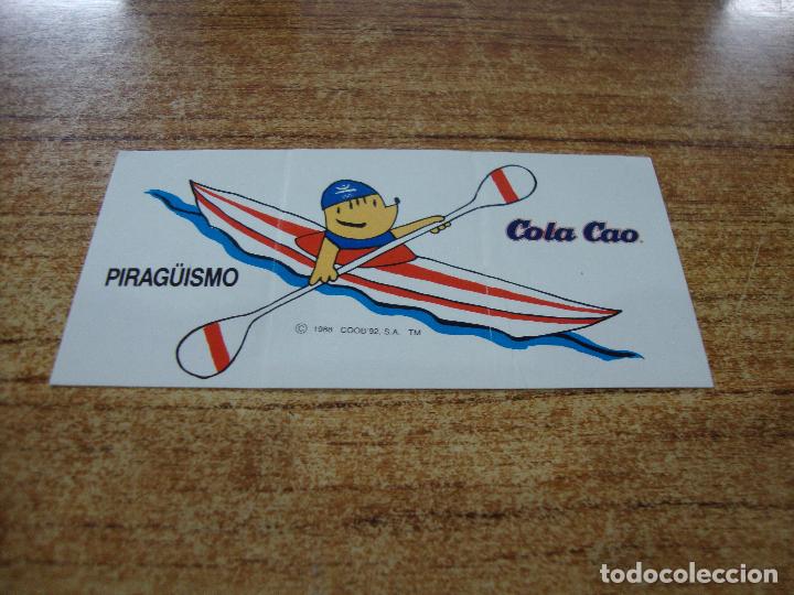 Pegatinas de colecci&oacute;n: PEGATINA COLA CAO PIRAGUISMO