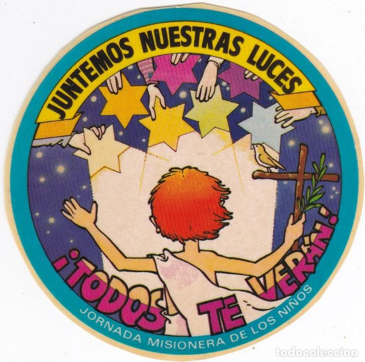 Pegatinas de colecci&oacute;n: PEGATINA JORNADA MISIONERA DE LOS NI&Ntilde;OS