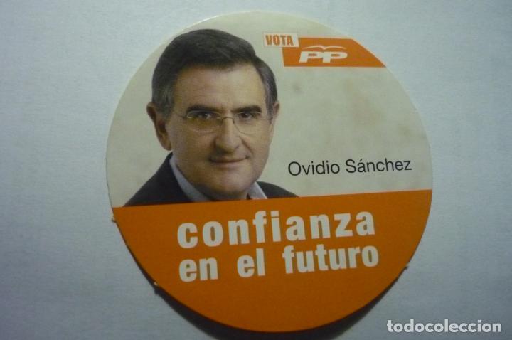 Pegatinas de colecci&oacute;n: pegatina politica pp ovidio sanchez