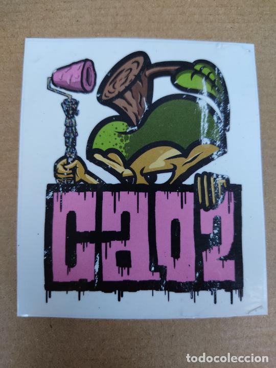 Pegatinas de colecci&oacute;n: ADHESIVO PEGATINA LETRAS TIPO GRAFFITTI CAO2 MIDE 8,5 X 9,9 CM