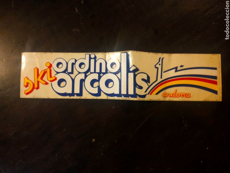 Pegatinas de colecci&oacute;n: Pegatina ski ordinol arcolis Andorra