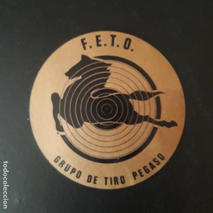 Pegatinas de colecci&oacute;n: Pegatina deportes motor Grupo de Tiro Pegaso Federaci&oacute;n Espa&ntilde;ola Tiro Ol&iacute;mpico