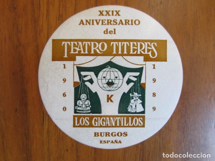 Pegatinas de colecci&oacute;n: PEGATINA TEATRO DE TITERES LOS GIGANTILLOS XXIX ANIVERSARIO BURGOS