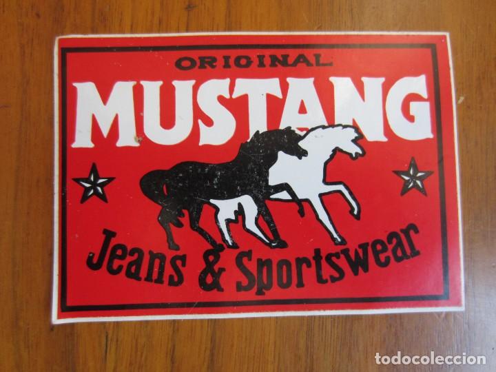 Pegatinas de colecci&oacute;n: PEGATINA MUSTANG JEAN SPORTSWEAR