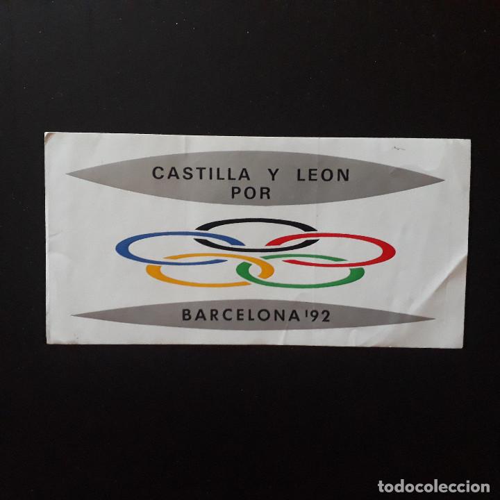 Pegatinas de colecci&oacute;n: Pegatina Castilla y Le&oacute;n por Barcelona 92 Olimpiadas