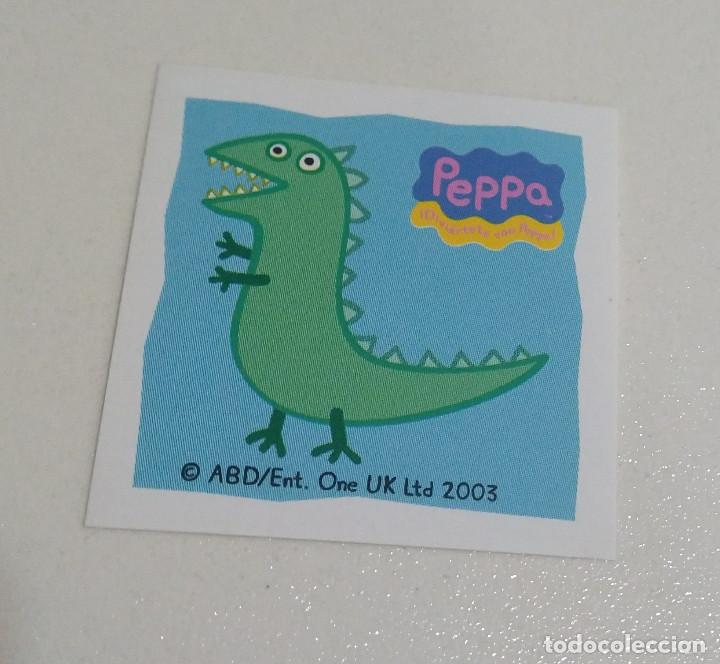 Pegatinas de colecci&oacute;n: CROMO TOSFRIT pepa peppa pig CROMITO PEGATINA sticker dino