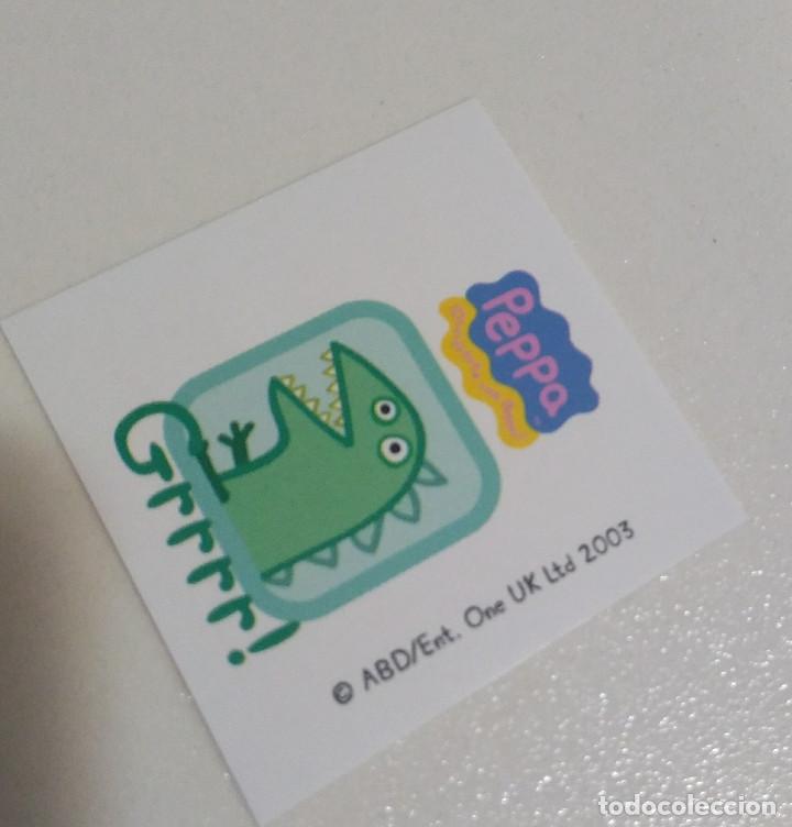 Pegatinas de colecci&oacute;n: CROMO TOSFRIT pepa peppa pig CROMITO PEGATINA sticker dino