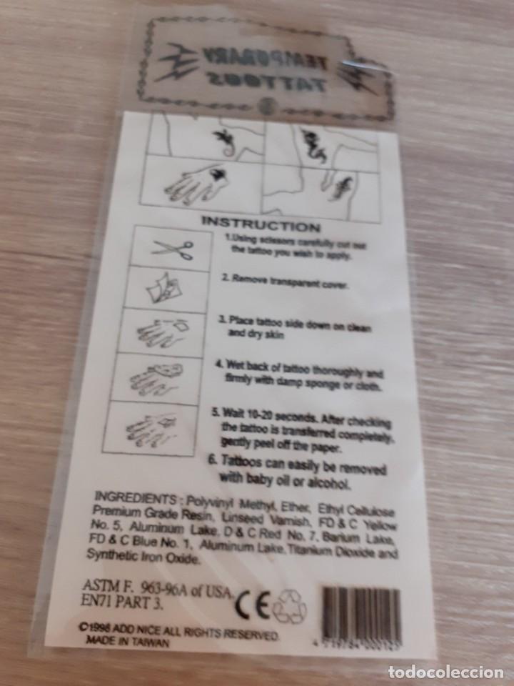 Pegatinas de colecci&oacute;n: tatuaje temporal de leon en su blister - Foto 2