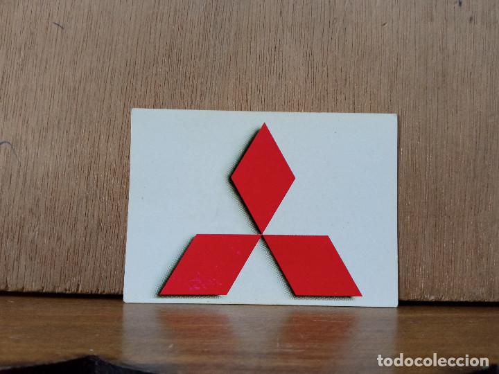 Pegatinas de colecci&oacute;n: Marca man&iacute;a. MITSUBISHI / Electr&oacute;nica.