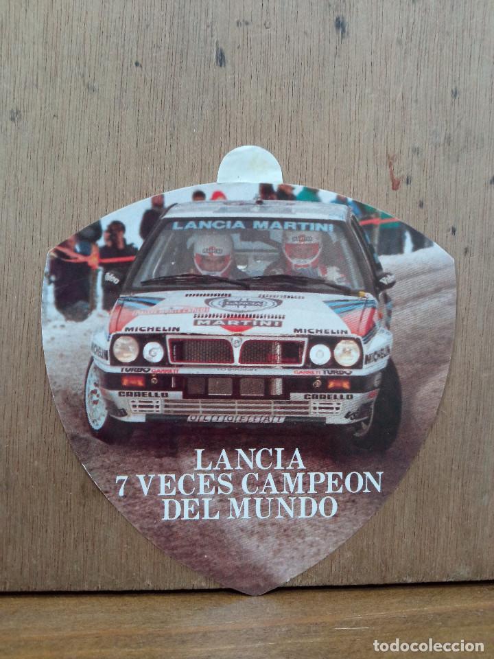 Pegatinas de colecci&oacute;n: Lancia 7 veces campe&oacute;n del mundo.