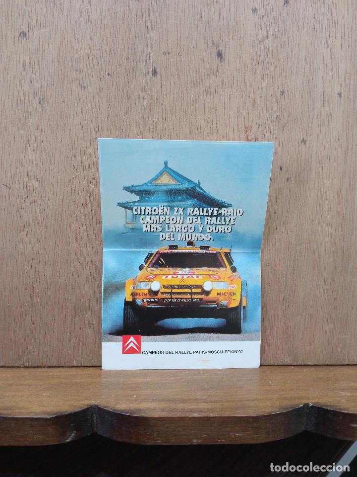 Pegatinas de colecci&oacute;n: CITR&Ouml;EN ZX, rallye-raid campe&oacute;n del rallye mas largo y duro del mundo.