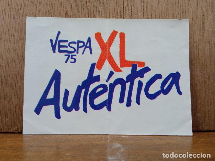 Pegatinas de colecci&oacute;n: Bollicao. Vespa 75 XL aut&eacute;ntica.