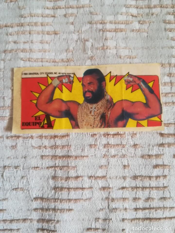 Autocollants de collection: pegatina chicle el equipo a m a baracus **