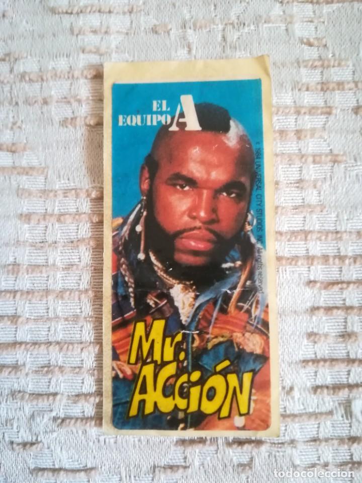 Autocollants de collection: pegatina chicle el equipo a m a baracus mr accion **