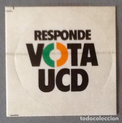 Pegatinas de colecci&oacute;n: PEGATINA VOTACIONES - RESPONDE VOTA UCD - .ENVIO INCLUIDO .
