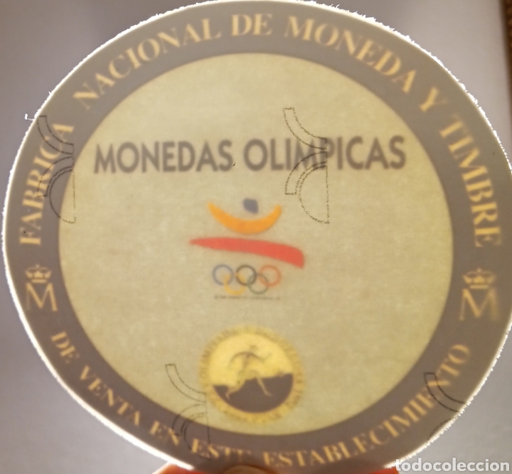 Pegatinas de colecci&oacute;n: PEGATINA PARA CRISTAL.MONEDAS Ol&iacute;mpicas. BARCELONA 92.