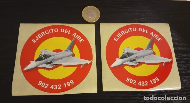 Pegatinas de colecci&oacute;n: -PEGATINA EJERCITO DEL AIRE x2 - Foto 1
