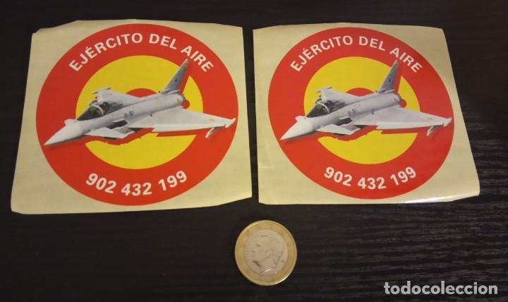 Pegatinas de colecci&oacute;n: -PEGATINA EJERCITO DEL AIRE x2 - Foto 1