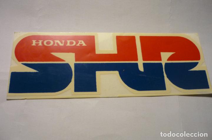 Pegatinas de colecci&oacute;n: PEGATINA SHR HONDA