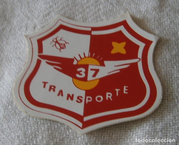 Pegatinas de colecci&oacute;n: pegatina ejercito del aire escuadron 37 transporte