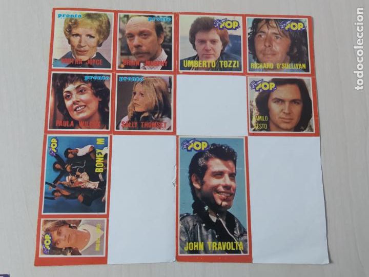 Adesivi di collezione: SET DE PEGATINAS - PLIEGO - SIN PEGAR - REVISTA SUPER POP