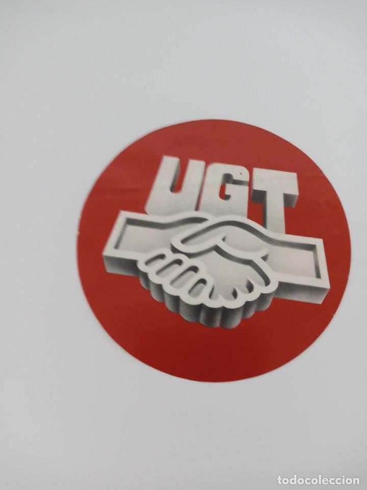 Pegatinas de colecci&oacute;n: Pegatina UGT - Foto 1