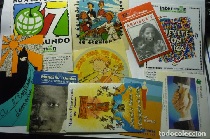 Pegatinas de colecci&oacute;n: lote pegatinas religiosas - Foto 1