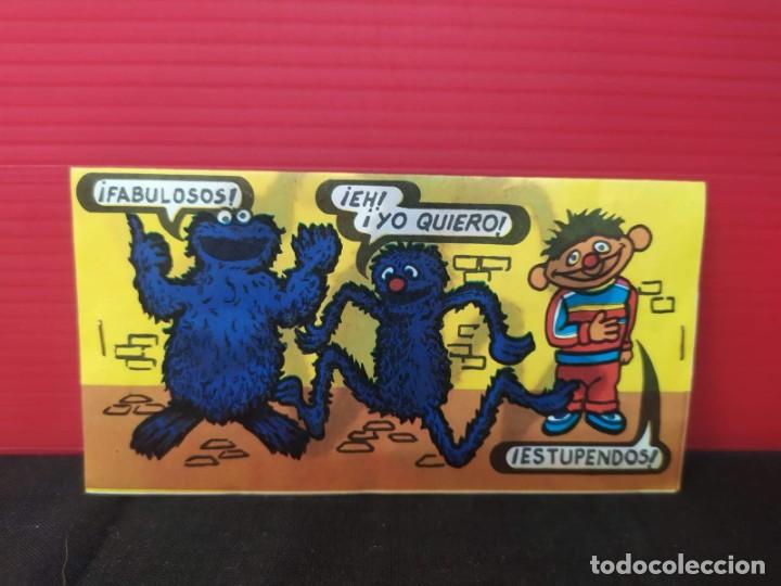 Pegatinas de colecci&oacute;n: cromo calco barrio sesamo a&ntilde;os 80