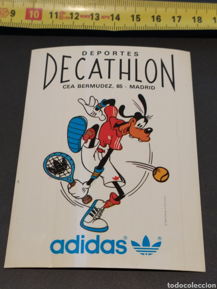 Pegatinas de colecci&oacute;n: Pegatina Adidas deportes Decathlon Goofy, sin pegar