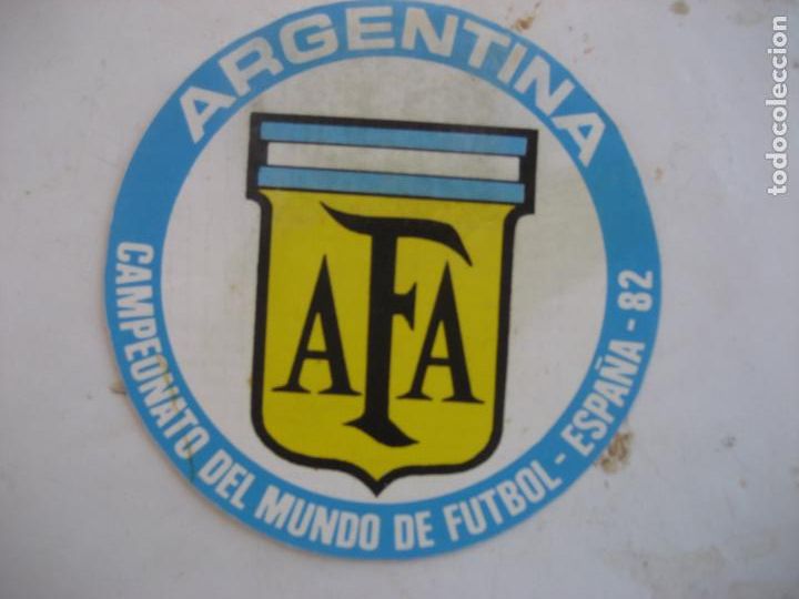 Pegatinas de colecci&oacute;n: Mundial 82. Argentina. 8 x 8 cms.
