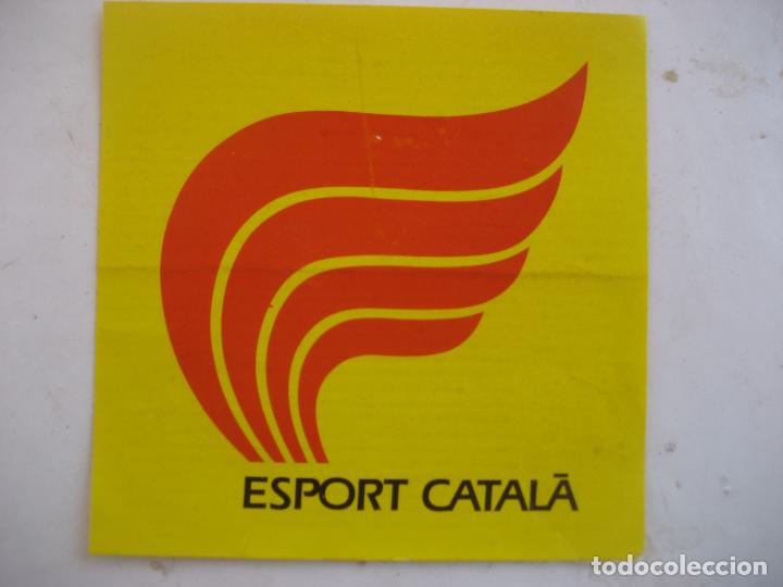 Pegatinas de colecci&oacute;n: Esport Catal&agrave;. Pegatina de 9.5 x 9.5 cm.