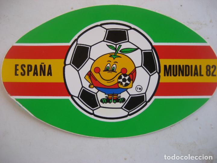 Pegatinas de colecci&oacute;n: Mundial 82. Pegatina de 15.5 x 9.5 cm.