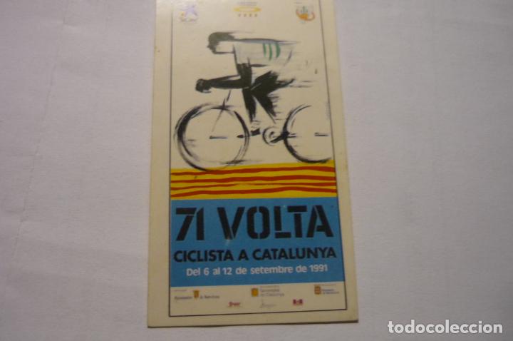 Pegatinas de colecci&oacute;n: pegatina peque&ntilde;a ciclismo 71 vuelta a catalu&ntilde;a 1991